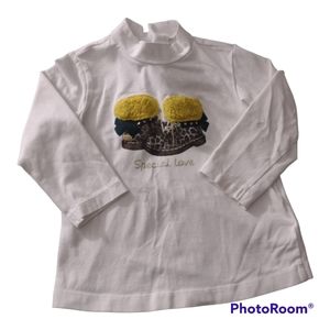 Mayoral Girls Fuzzy Boot Top Shirt 12 months